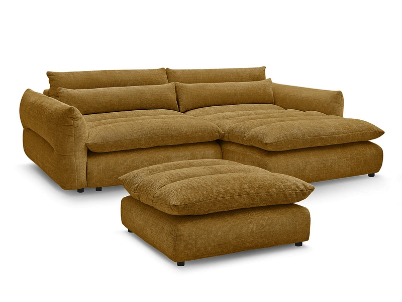 Ecksofa mit Hocker BOBOCHIC NEIL Ecksofa mit Hocker BOBOCHIC NEIL
