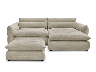 Ecksofa mit Hocker BOBOCHIC NEIL Ecksofa mit Hocker BOBOCHIC NEIL