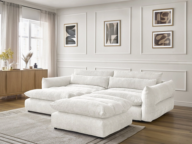 Ecksofa mit Hocker BOBOCHIC NEIL