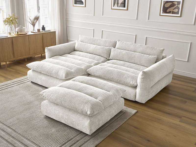 Ecksofa mit Hocker BOBOCHIC NEIL