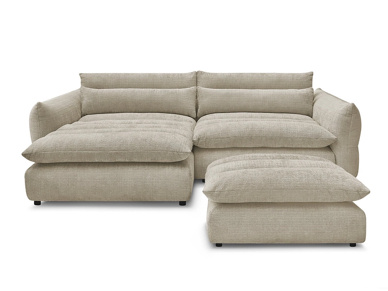 Ecksofa mit Hocker BOBOCHIC NEIL Ecksofa mit Hocker BOBOCHIC NEIL