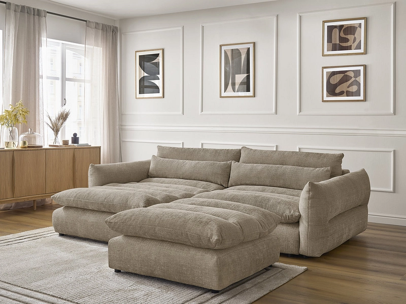 Ecksofa mit Hocker BOBOCHIC NEIL