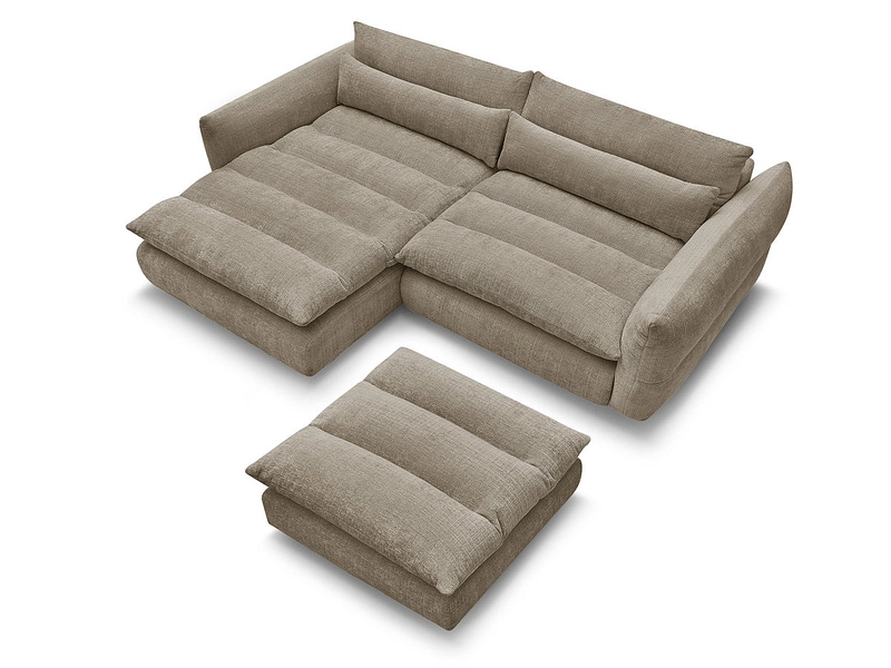 Ecksofa mit Hocker BOBOCHIC NEIL