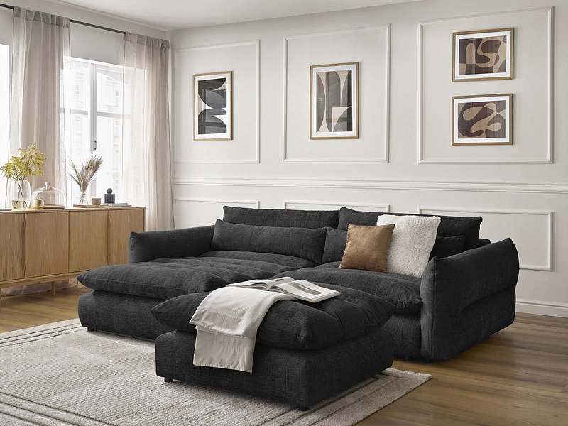 Ecksofa mit Hocker BOBOCHIC NEIL