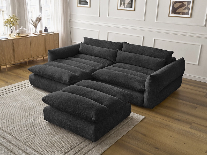 Ecksofa mit Hocker BOBOCHIC NEIL