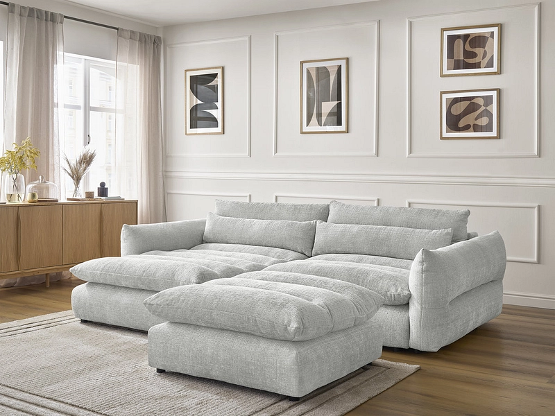 Ecksofa mit Hocker BOBOCHIC NEIL
