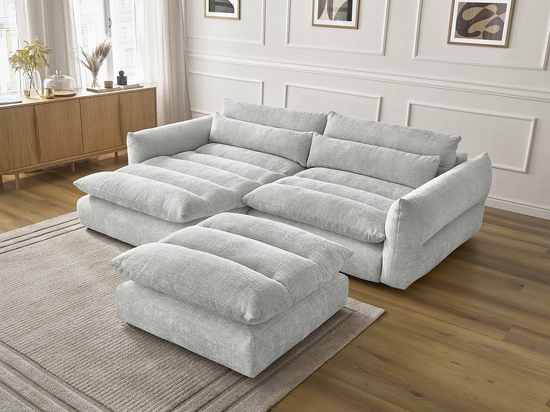 Ecksofa mit Hocker BOBOCHIC NEIL