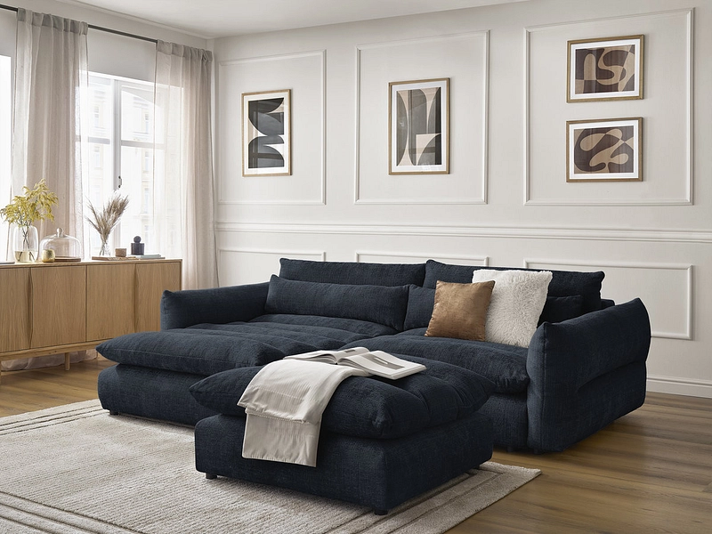 Ecksofa mit Hocker BOBOCHIC NEIL