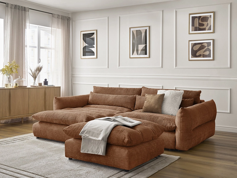 Ecksofa mit Hocker BOBOCHIC NEIL