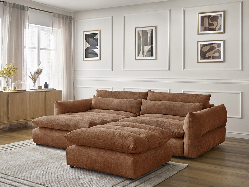 Ecksofa mit Hocker BOBOCHIC NEIL