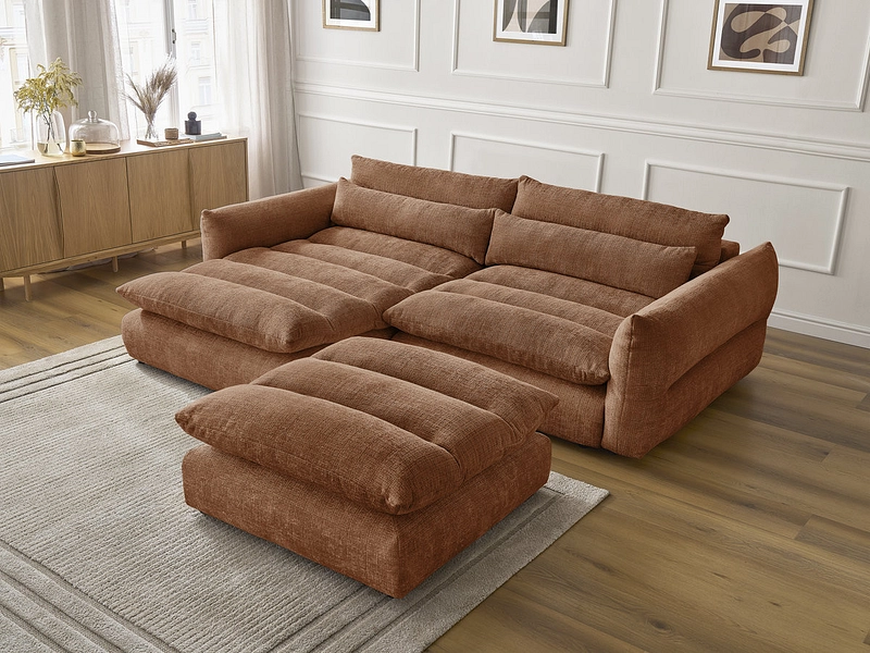 Ecksofa mit Hocker BOBOCHIC NEIL