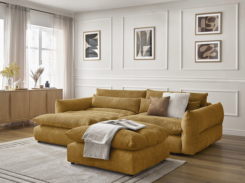Ecksofa mit Hocker BOBOCHIC NEIL