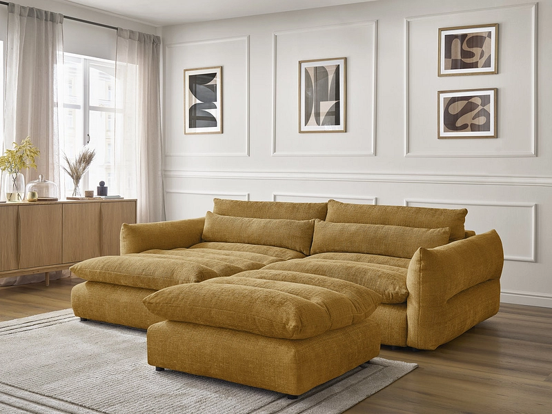 Ecksofa mit Hocker BOBOCHIC NEIL