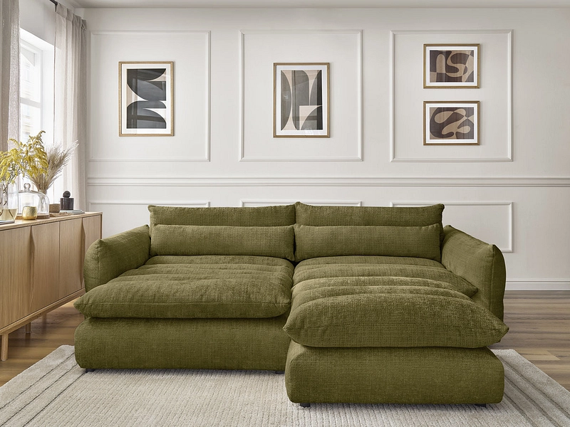 Ecksofa mit Hocker BOBOCHIC NEIL