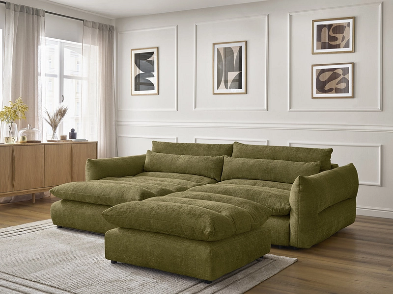 Ecksofa mit Hocker BOBOCHIC NEIL