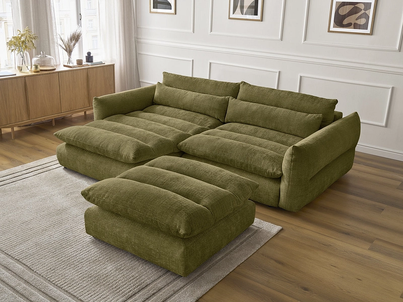 Ecksofa mit Hocker BOBOCHIC NEIL
