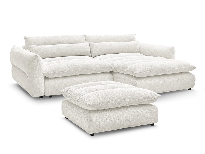 Ecksofa mit Hocker BOBOCHIC NEIL Ecksofa mit Hocker BOBOCHIC NEIL