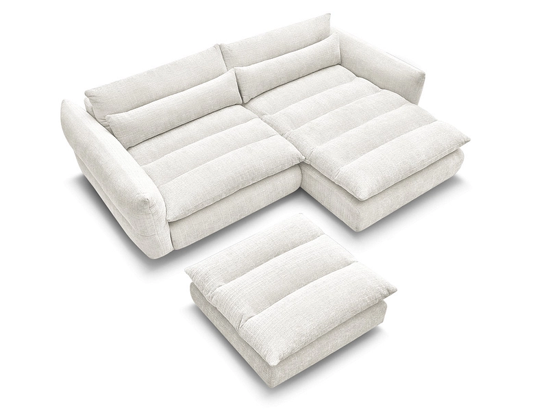Ecksofa mit Hocker BOBOCHIC NEIL Ecksofa mit Hocker BOBOCHIC NEIL