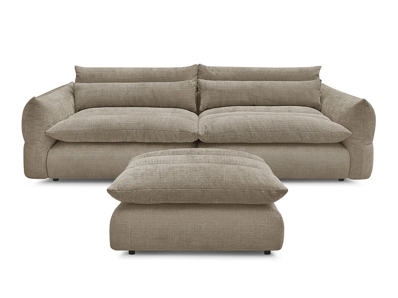 3er Sofa mit Hocker BOBOCHIC NEIL 3er Sofa mit Hocker BOBOCHIC NEIL