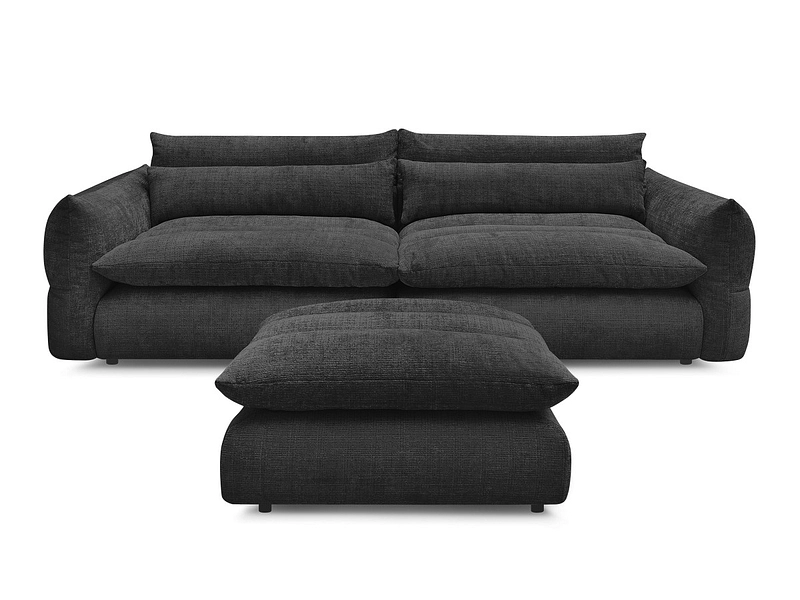 3er Sofa mit Hocker BOBOCHIC NEIL 3er Sofa mit Hocker BOBOCHIC NEIL