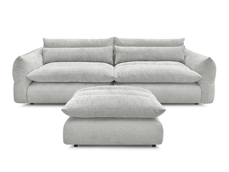 3er Sofa mit Hocker BOBOCHIC NEIL 3er Sofa mit Hocker BOBOCHIC NEIL