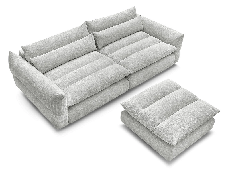 3er Sofa mit Hocker BOBOCHIC NEIL 3er Sofa mit Hocker BOBOCHIC NEIL
