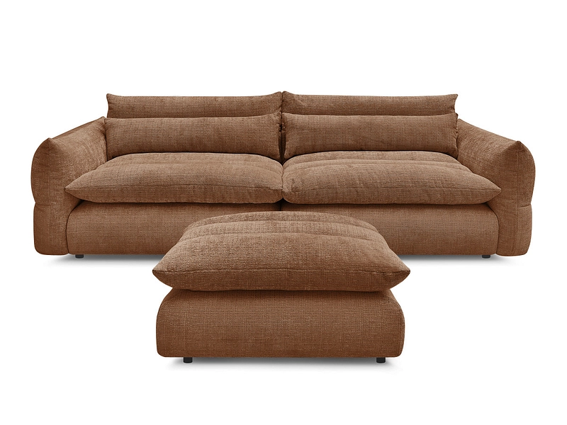 3er Sofa mit Hocker BOBOCHIC NEIL 3er Sofa mit Hocker BOBOCHIC NEIL