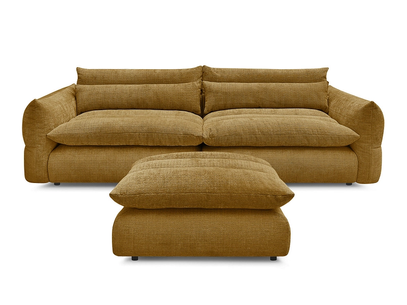 3er Sofa mit Hocker BOBOCHIC NEIL 3er Sofa mit Hocker BOBOCHIC NEIL