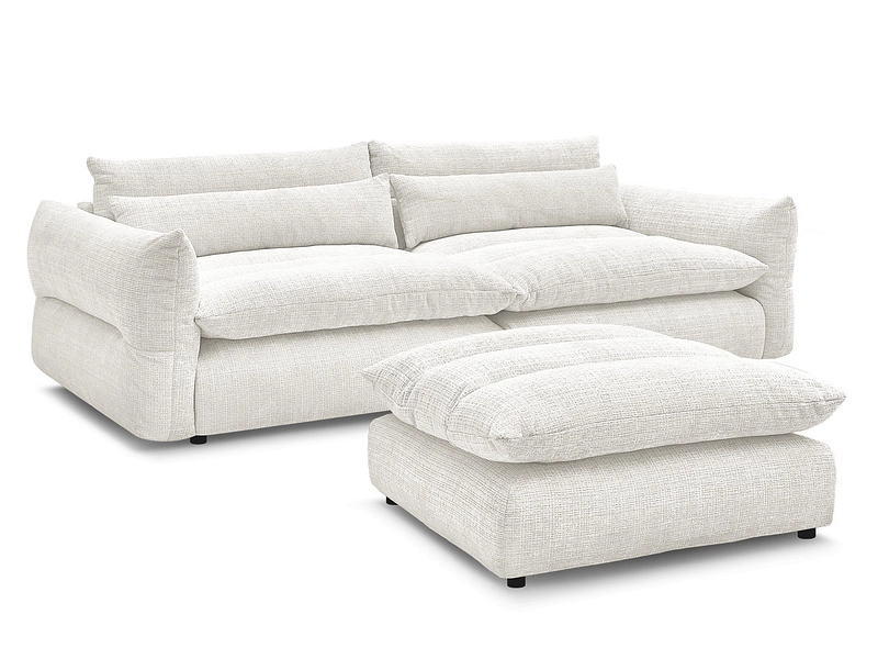 3er Sofa mit Hocker BOBOCHIC NEIL 3er Sofa mit Hocker BOBOCHIC NEIL