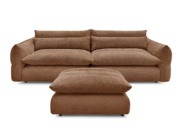 3er Sofa mit Hocker BOBOCHIC NEIL
