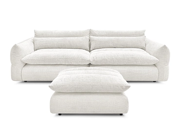 3er Sofa mit Hocker BOBOCHIC NEIL