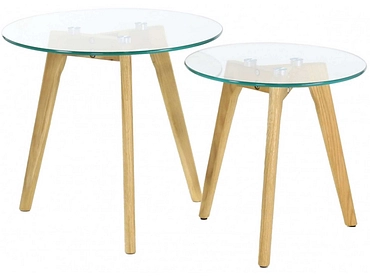 HOME DECO FACTORY 2 Beistelltische GALET