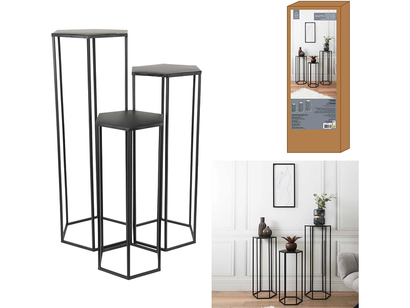 HOME DECO FACTORY Set table d'appoint LOKA HOME DECO FACTORY Set table d'appoint LOKA