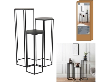 HOME DECO FACTORY Set table d'appoint LOKA