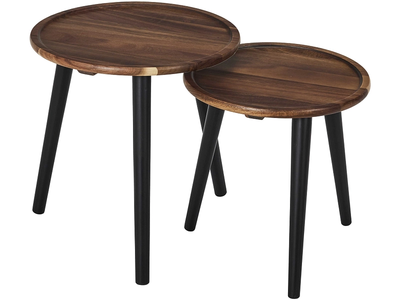 HOME DECO FACTORY Set 2 table d'appoint KLAUS HOME DECO FACTORY Set 2 table d'appoint KLAUS