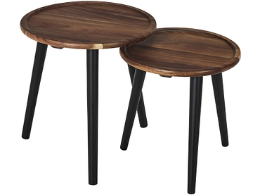 HOME DECO FACTORY Set 2 table d'appoint KLAUS