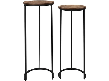 HOME DECO FACTORY Set 2 table d'appoint KLAUS