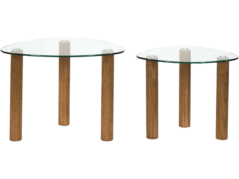 HOME DECO FACTORY Set 2 tavolini GALET HOME DECO FACTORY Set 2 tavolini GALET