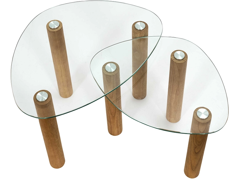 HOME DECO FACTORY Set 2 tavolini GALET HOME DECO FACTORY Set 2 tavolini GALET