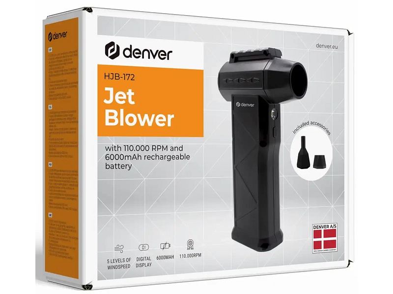 DENVER Soffiatore senza fili DENVER Soffiatore senza fili