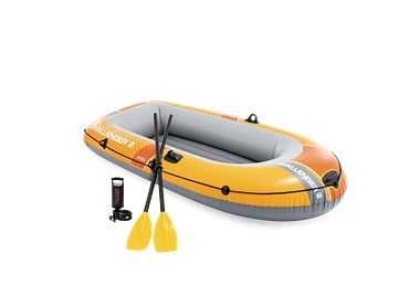 INTEX Ausflugsboot-Set, Paddel und Pumpe