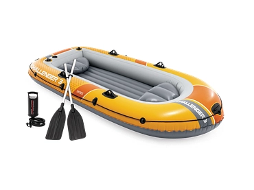 INTEX Set bateau d'excursion, pagaies et pompe