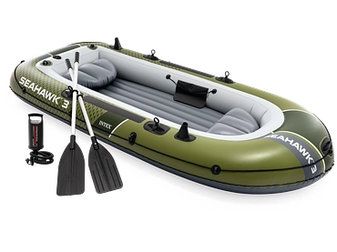 INTEX Ausflugsboot-Set, Paddel und Pumpe