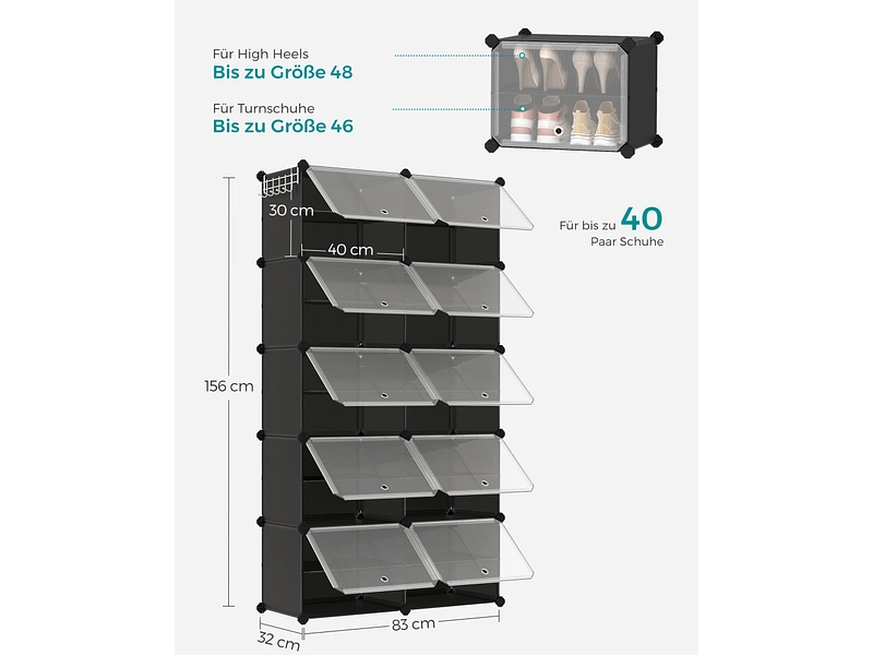 Rangement pour chaussures SONGMICS