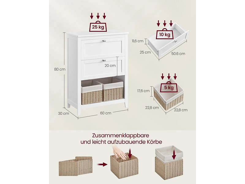 Kommode VASAGLE Kommode VASAGLE