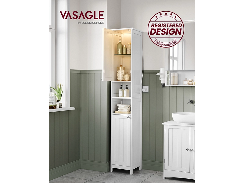 Badezimmer-Aufbewahrungssäule VASAGLE Badezimmer-Aufbewahrungssäule VASAGLE