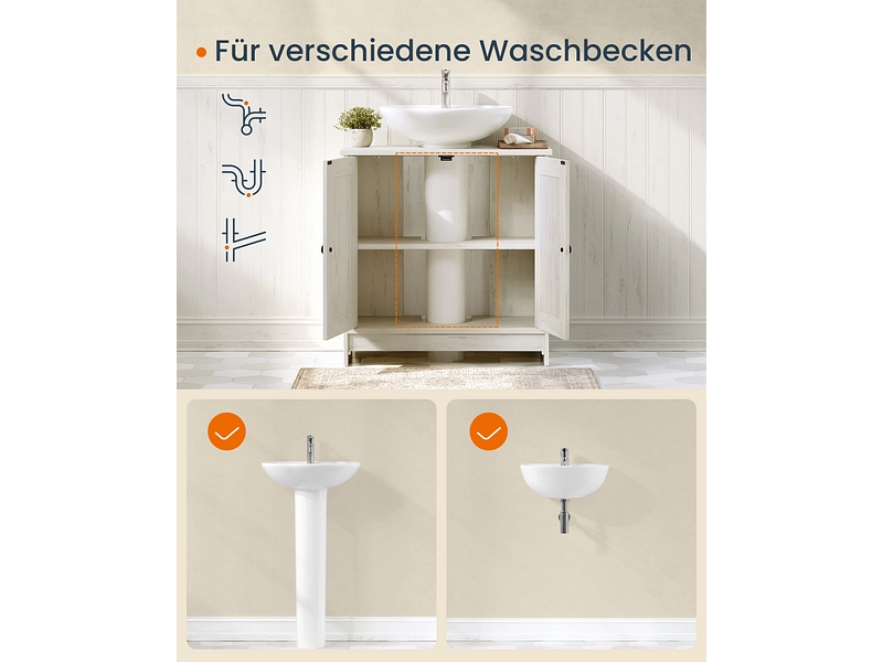 Unterwaschbeckenschrank SONGMICS Unterwaschbeckenschrank SONGMICS