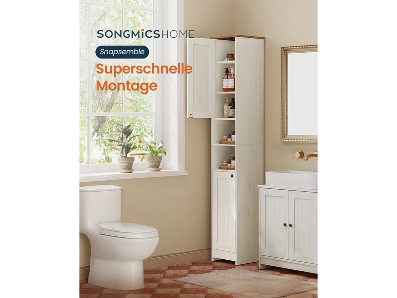 Badezimmer-Aufbewahrungssäule SONGMICS Badezimmer-Aufbewahrungssäule SONGMICS