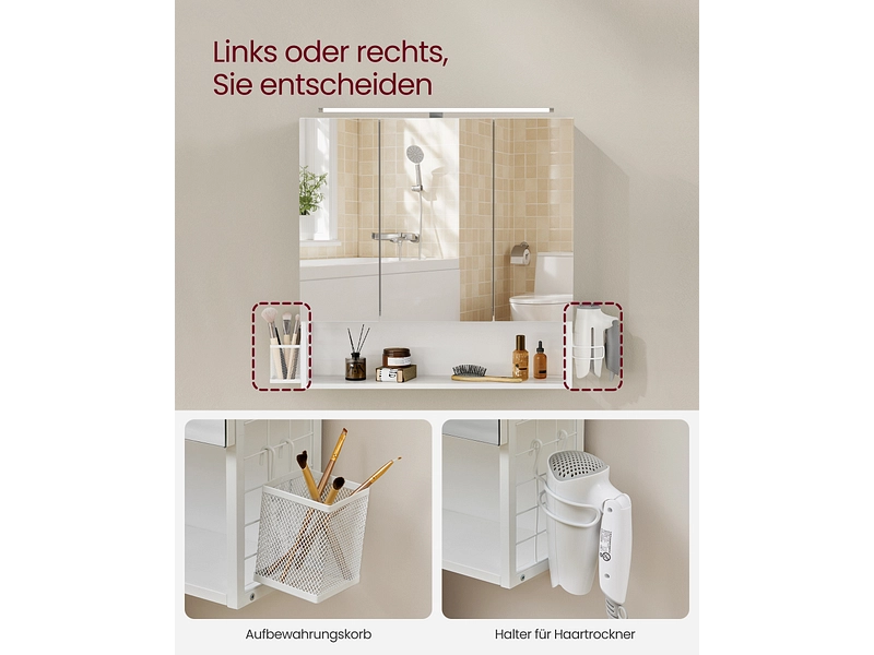 Badezimmerschrank VASAGLE