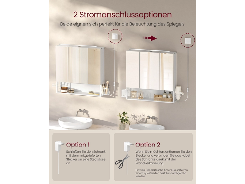 Badezimmerschrank VASAGLE